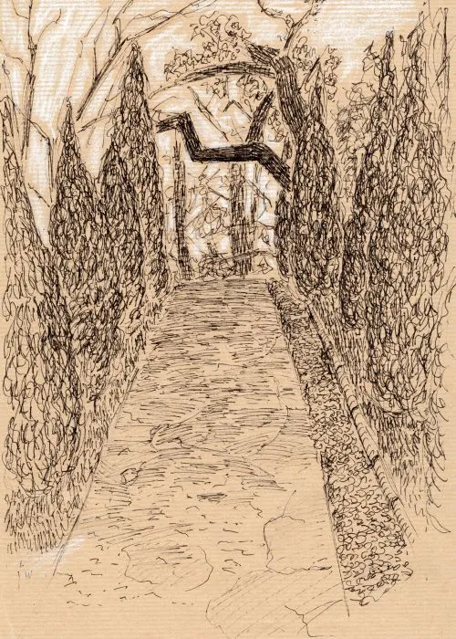 Chemin du jardin de Fourvière